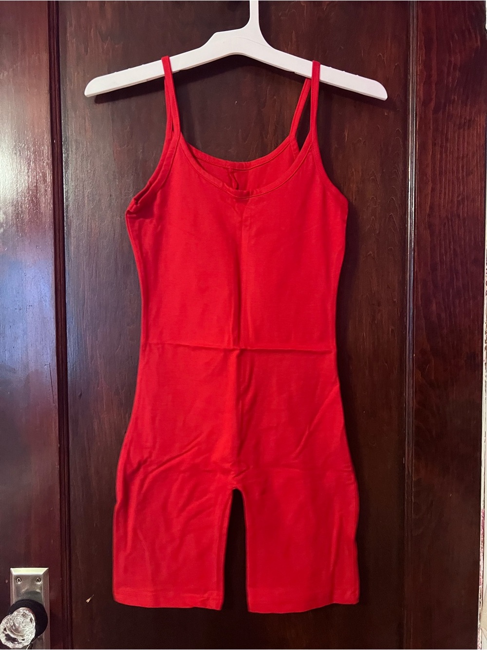 Women’s Red One-Piece Romper